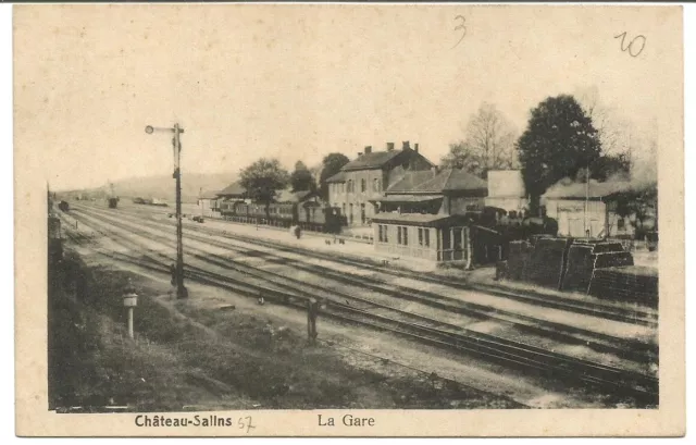 Chateau-Salins (57). La Gare. Non postée.