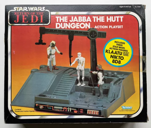 Star Wars 1983 Vintage Kenner Rotj The Jabba The Hutt Dungeon Mib/Misb