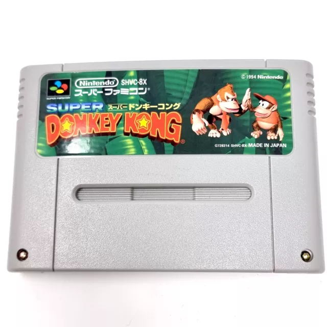 Super Donkey Kong For Nintendo Super Famicom SNES JAPAN JAPANESE NTSC-J UK