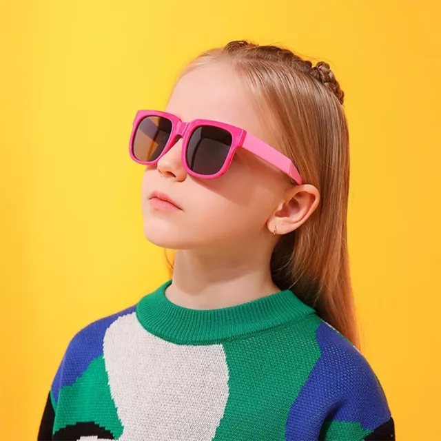Square Frame Kids Sunglasses UV 400 Travel Goggle  for Toddler Boys and Girls