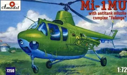 Amodel Mil Mi-1M 1 MU Falanga antitank Raketen - 1:72 Modell-Bausatz NEU OVP kit