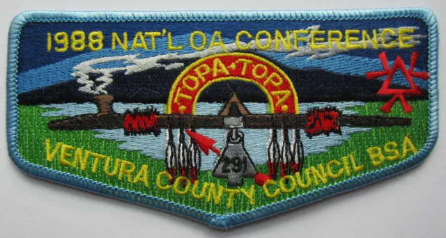 OA  291 Topa Topa Lodge S-29 Flap NOAC 1988