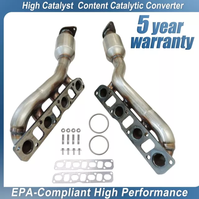 Manifold Catalytic Converters For 2004-2015 Nissan Titan 5.6 Left and Right Set