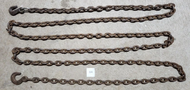 1/4" X 200" Heavy Duty Tow Chain Automotive Truck Towing Log Chain B4