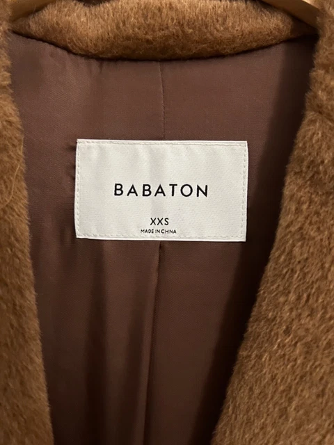 Aritzia alpaca coat cheap