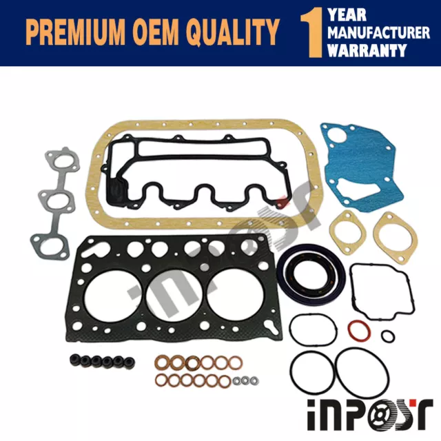 STD Full Gasket Kit Set With Cylinder Head Gasket For ISUZU 3LB1 Diesel Engine