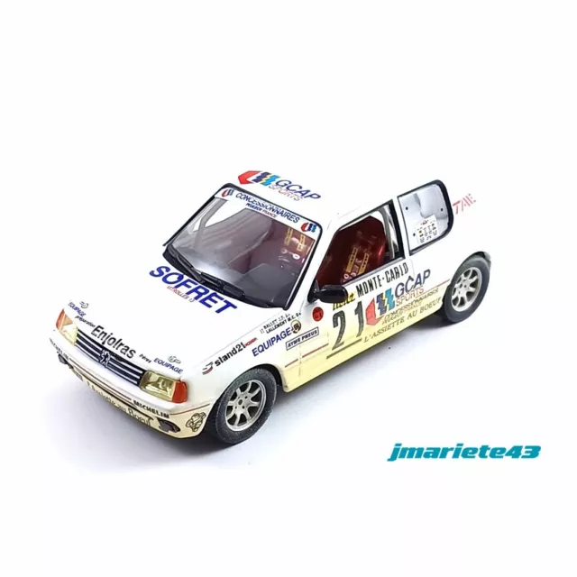 Peugeot 205 GTI 1.9 J-P. Ballet - M-Ch. Lallement Rally MonteCarlo 1988 #21 1:43