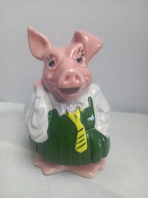 NATWEST Pig Annabel With Stopper Girl Wade Money Box Vintage Great Condition