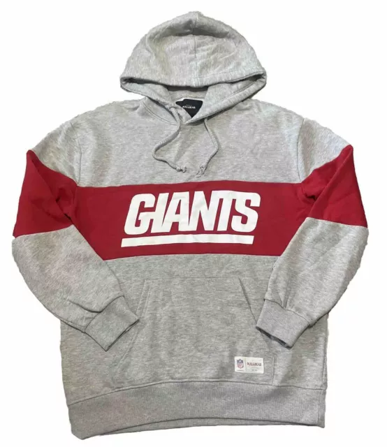 New York Giants Hoodie NFL Größe grau rot Pullover Pullover Größe Large