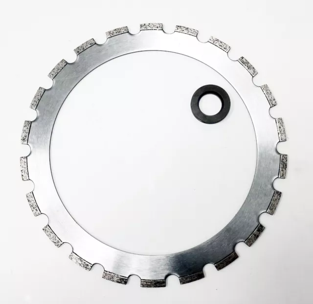 2Pk 14" Pro Laser Welded Diamond Ring Saw Blade & Drive Wheel- Premium Quality