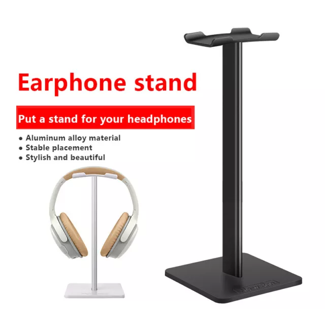 Aluminium Desk Headphone Stand Holder Universal Gamer Headset Display Rack_wf