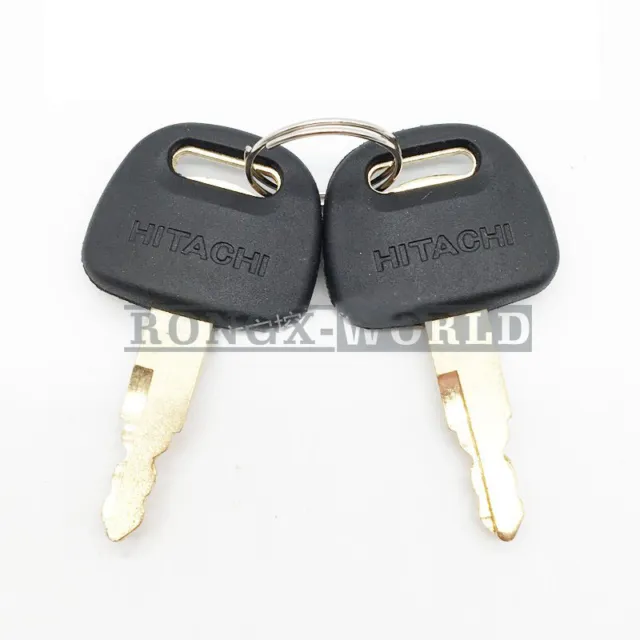2PCS NEW Keys for Hitachi ZAX60/70/120/200/210/230-3-6