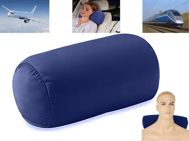 Slumber Roll Beanie Pillow Micro-bed Traveller Neck Support Back Head Cushion