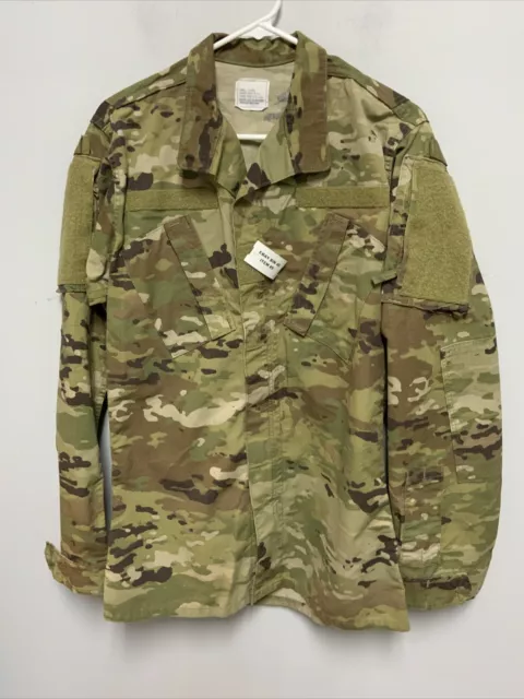 NWOT Army Camo OCP Combat Uniform ACU Multicam Blouse Coat Size SMALL XLONG