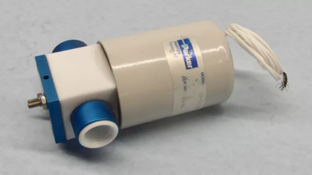 Parker Partek SV-3-1224-2 Ultra High Purity Valve PFA 1/4" NPT 24 VDC Coil New