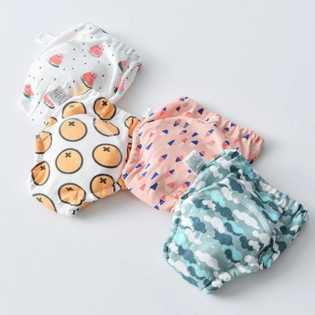 Cloth Diaper Baby Reusable Cotton Training Pants Washable Nappy Infant Underwear