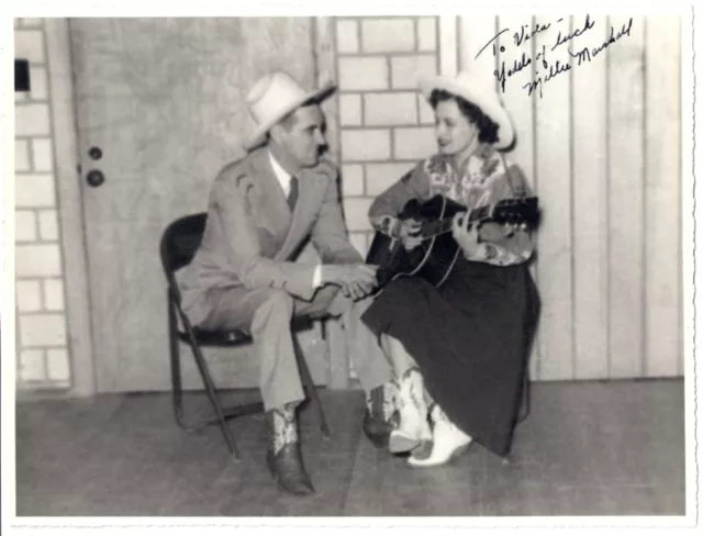 Autry Inman SIGNED Double-Weight 8"x10" Photo Sang  in Hank Williams Shows!