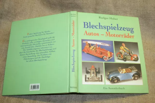 Sammlerbuch Blechspielzeug Motorräder Auto Traktor Baumaschinen mechanisches