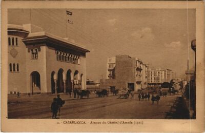 CPA ak morocco casablanca Avenue du General-d' Amade (1921) Flandrin (37653)