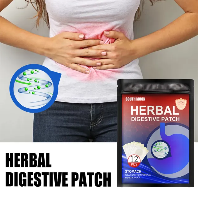 12pcs Digestive Patches Gastric Ulcer Indigestion Diarrhea Dyspepsia Herbal Stic