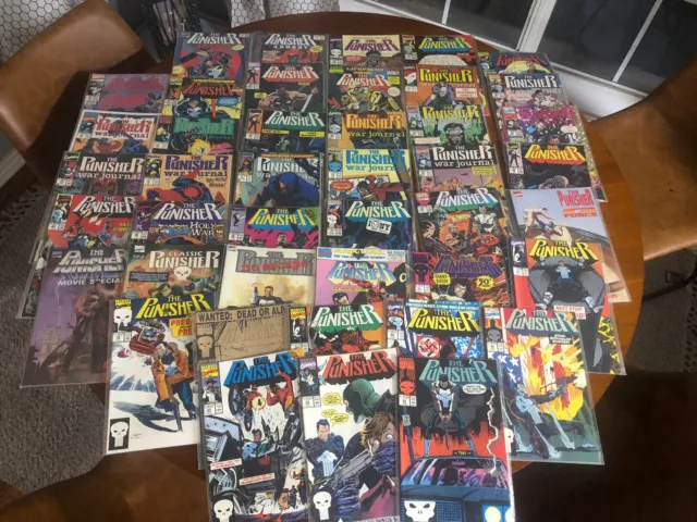 The Punisher Comic Lot of 43. Armory, War Journal And More!