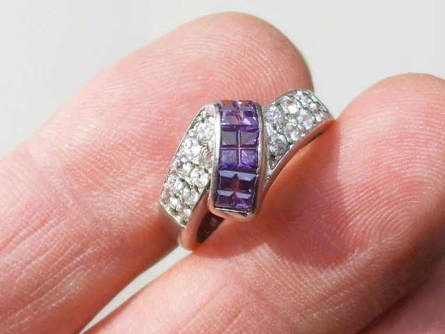 Bague Jonc Ancienne En Or 8K (333/1000°) - Effet « Branchage », Taille 55 - 1,86 Grammes
