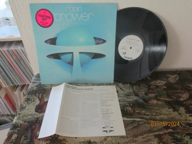 Robin Trower - Twice removed from yesterday - LP promo with insert sticker hype