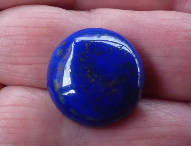 Lapis lazuli, cabochon rond 21x8 mm. 6,6 g. Pakistan