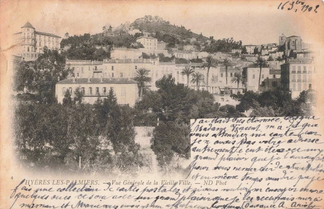 Carte Postale Ancienne 1900 Callian (83) – Vue Générale, édition Toilée