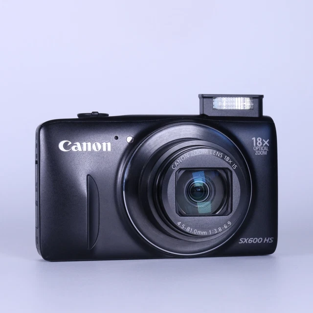 CANON POWERSHOT SX600 HS compacta negra 16MP 18x Wi-Fi + SD 2GB +