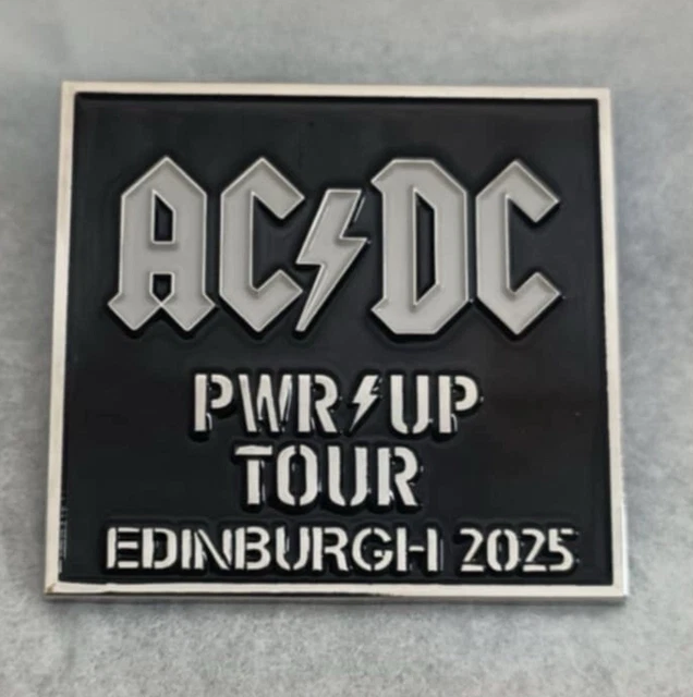 AC/DC PWR UP Tour Murrayfield Edinburgh 2025 Pin Badge £8.52 - PicClick UK