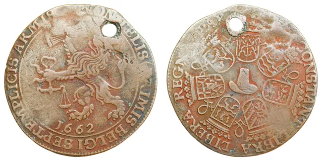 Spanish Netherlands - Counter Token 1662