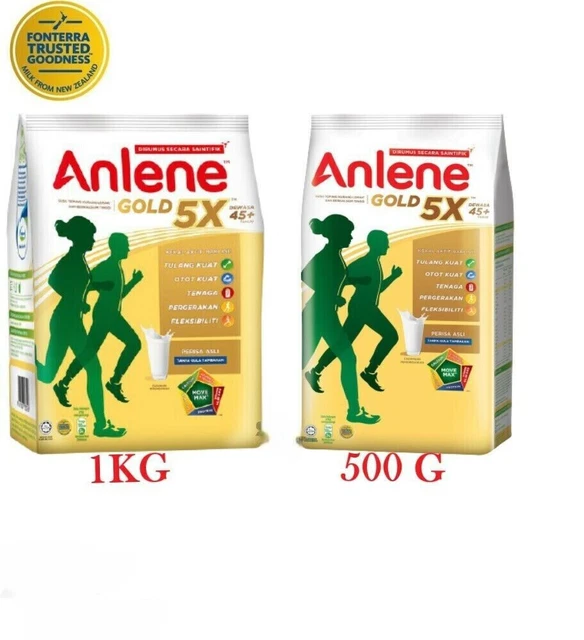 1 KG E 500 GRAMMI ANLENE GOLD LATTE IN POLVERE per ADULTI DI OLTRE 45 ANNI...