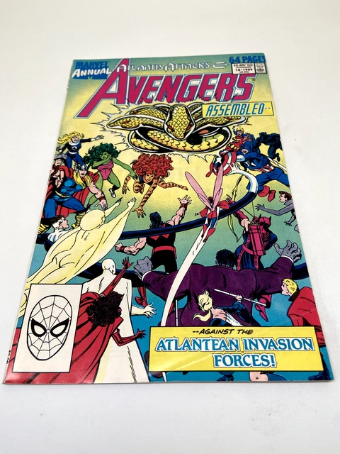Atlantis Attacks Avengers Assembled #18-1989-Marvel Annual Comic Book