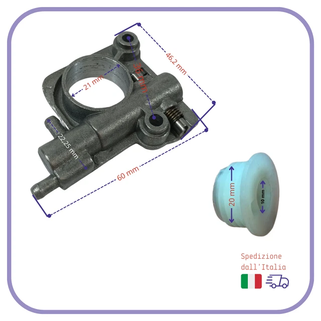 Vite Senza Fine Pompa Olio Motosega Efco, Oleomac– Di Spina Gianvito - Foto 4