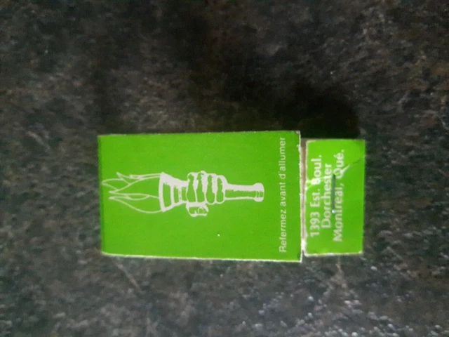 Brochetterie Les Olives Dorchester Montreal Quebec Matchbook Cover 2