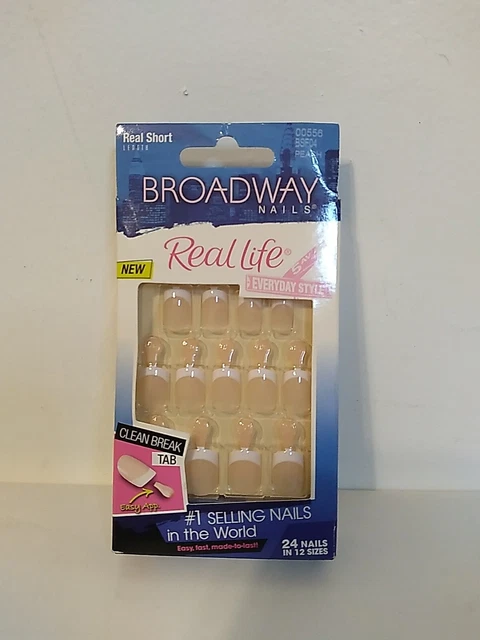 20x24 BROADWAY NAILS Real Life Real Short LENGTH (DRY GLUE) 00556