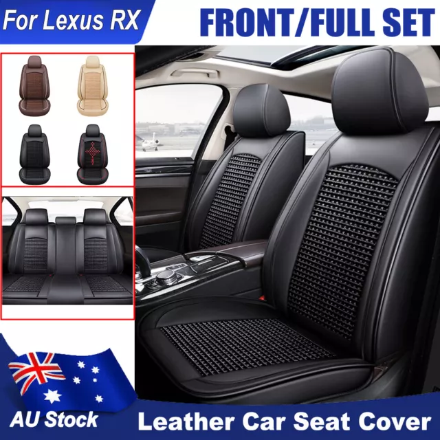 Breathable PU Leather Car Seat Covers For Lexus RX Full Set/Front Cushions Auto