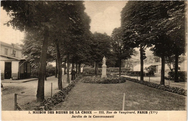 CPA Paris 15e Paris-Rue de Vaugirard, Jardin de la Communauté (311504)