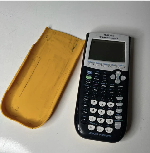 Texas Instruments TI-84 Plus Graphing Calculator 2004 Tested Yellow