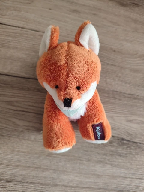 Doudou Peluche Renard Paprika Orange Blanc 13 Cm Exc Etat