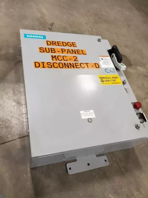 Siemens 87FSH6MA Nema Size 2 Motor Starter 14FS-32A Pump Control 600V 45A 25 HP