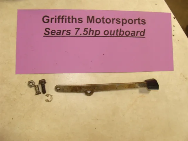 Sears 7.5hp outboard Ted williams fnl knob lever shift shifter reverse forward