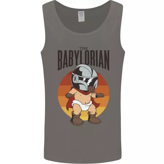 Babylorian Divertente Bambino Neonato Parodia Uomo Canotta Maglia