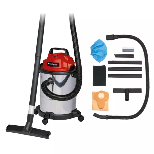 Einhell Wet And Dry Vacuum Cleaner 15L TC-VC 1815 S Filter Workshop Cleaning