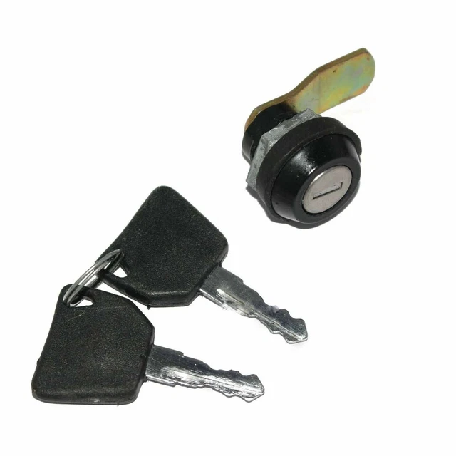 Bonnet Hood Head Piece Catch Hold Lock Switch With 2 Keys Set For 3DX JCB