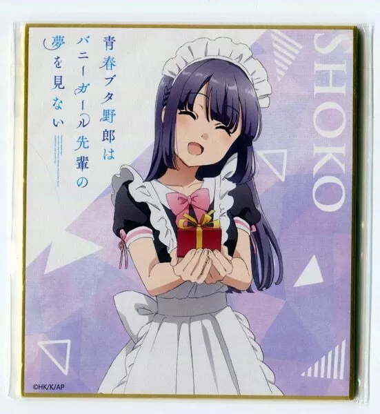 Seishun Buta Yarou Movie Visitor Bonus Shikishi Art Board Mai