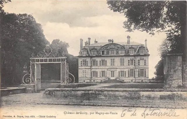 Cpa 93 Chateau De Guiry By Magny En Vexin