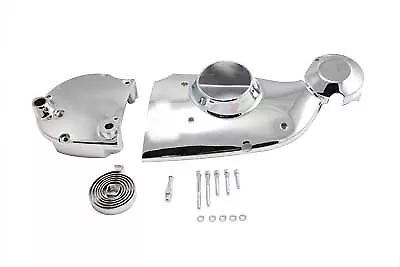 Chrome Cam and Sprocket Cover Kit fits Harley Davidson