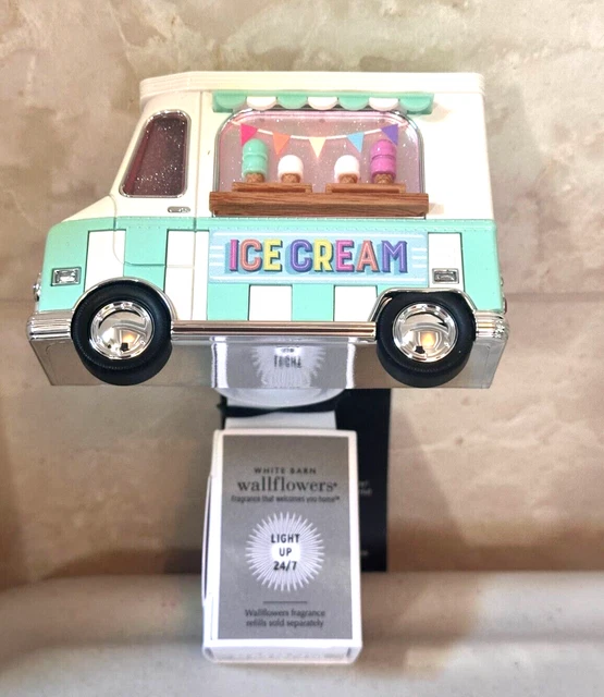 BATH BODY Works Ice Cream Truck Wallflower Projector Plug In Nightlight